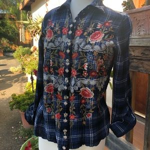 Light cotton Johnny Was shirt